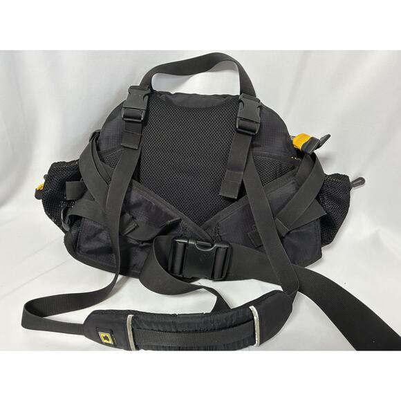 Mountainsmith Tour Waist Bag Black Yellow Lumbar Pack Outdoor Hiking Backpacking - Picture 2 of 11